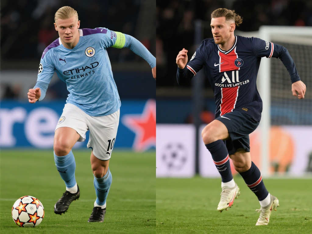 足球先生评选启动，梅西哈兰德展开正面对决